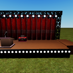Event stage (PERMISSION NEEDED TO GO ON STAGE)