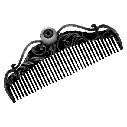gothic niche vkei black horror comb