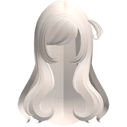 ♡ ꒱  shy wavy long hair w/ pigtail in pastel blond Roblox item