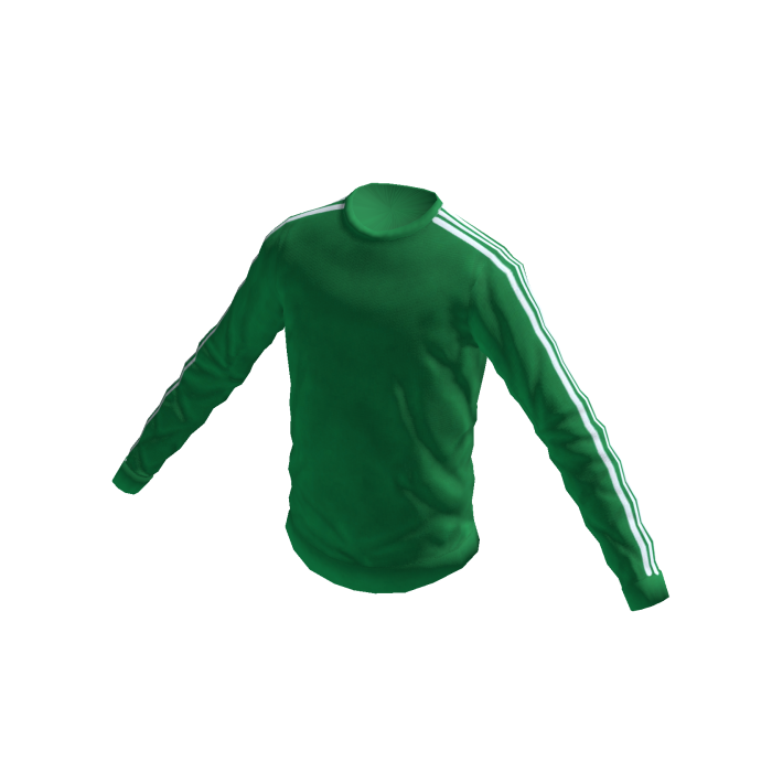 Green Striped Athletic Longsleeve