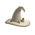 Cream Witch Hat - Mossbloom
