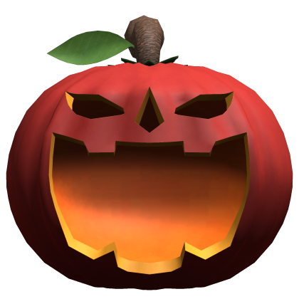 red halloween pumpkin hat