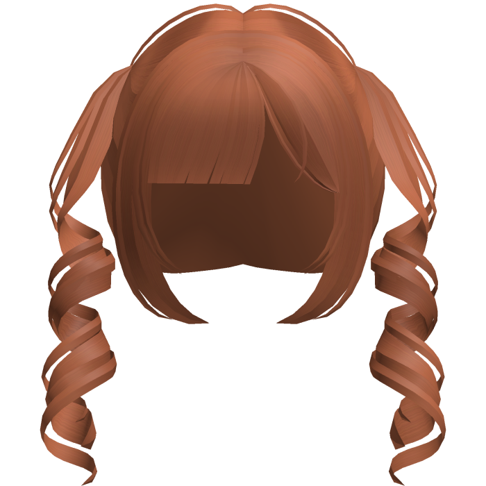 ginger dainty thin swirly moe pigtails