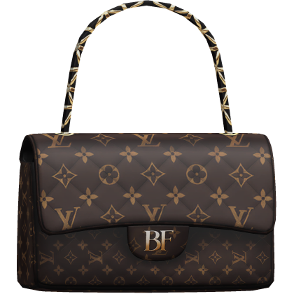 Cutesy Brown Designer Rich LV Bag