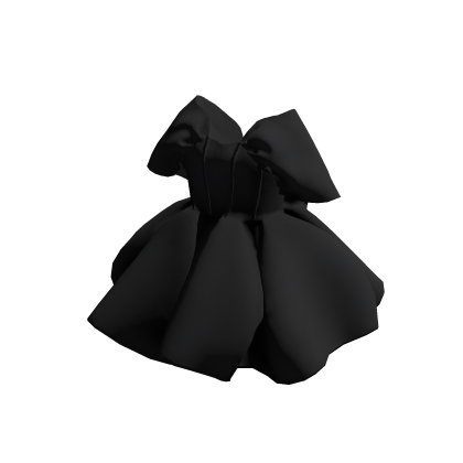 ✧♡✧ Black Goth Ballroom Dress Pretty Puff thumbnail