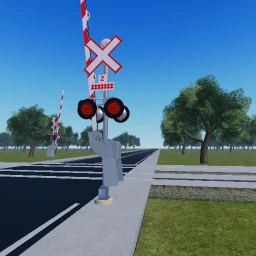 Canadian railroad crossing Cars vs trains icon