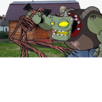 zombies with siren head