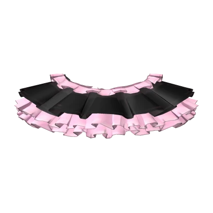 Ruffled Princess Doll Lace Skirt - Jirai Kei Pink | Roblox Item