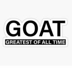 This is how we become G.O.A.Ts