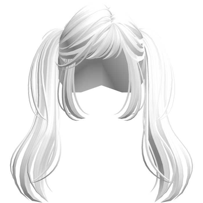 Messy Vamp Scene Pigtails White