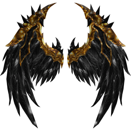 Gold and Black Angel Wings thumbnail