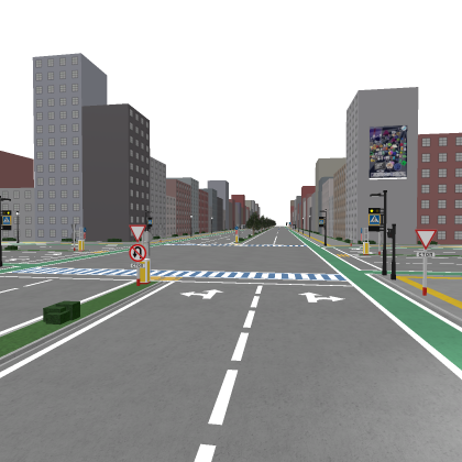 Europan-Styled Intersection Road