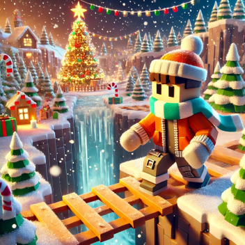 Build a bridge to celebrate christmas