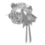 ♡ ⋮ Dolled Floral Headpiece In White