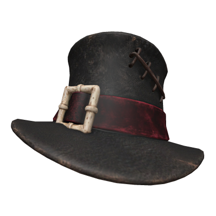 Gothic Bone Buckle Top Hat