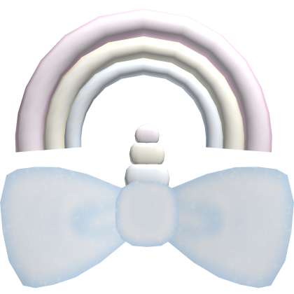 ♡‿ blue pastel unicorn rainbow clip