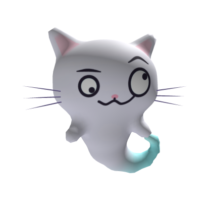 Derpy Ghost Cat Pet