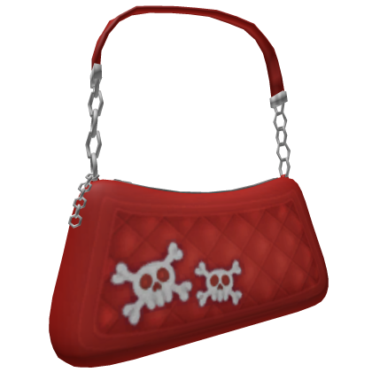 Y2K Grunge Red Shoulder Bag Roblox item