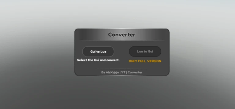 DEMO Gui to Lua Advanced