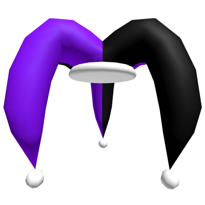 Halloween Jester Hat (Black & Purple)