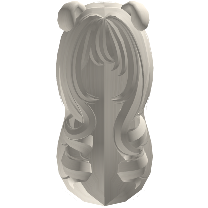 cutecore blonde wavy long hair with pup ears