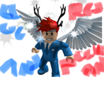 Blue and red fan club