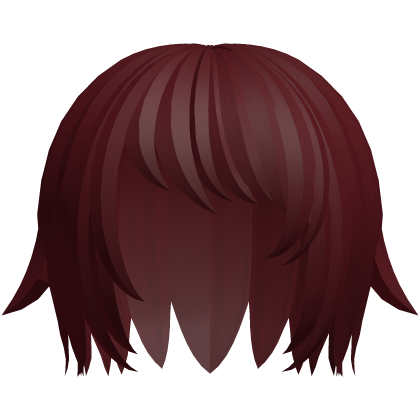 ◞ ˕ ◟shy lamb niche emo vkei male hair in red Roblox item