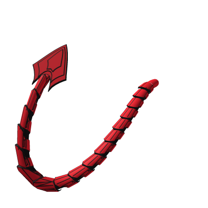 Cyber Devil Tail (Red & Black)