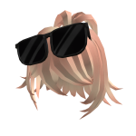 🛍️Short Pigtails with Sunglasses