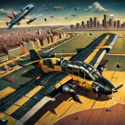 Survive the 50 attacking planes
