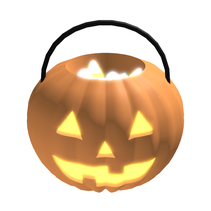 (GLOWING) halloween trick or treat pumpkin bucket