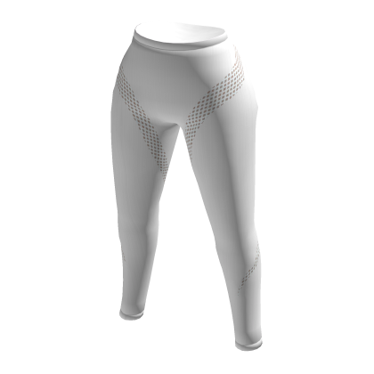 Leggings Y2K Mesh Baddie Gym Pants White