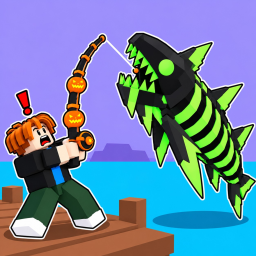 Catch Huge Fish! 🐬 [Earns Offline!] icon