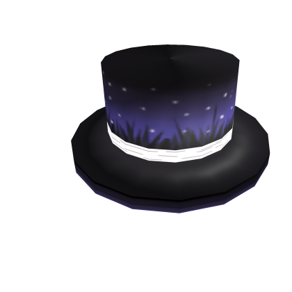 Mid-Summer White Banded Top Hat thumbnail