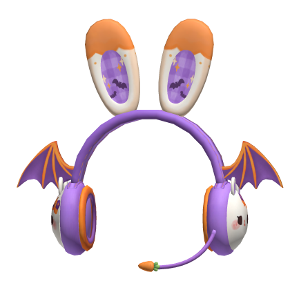Halloween Cute Bunny Ears Headset