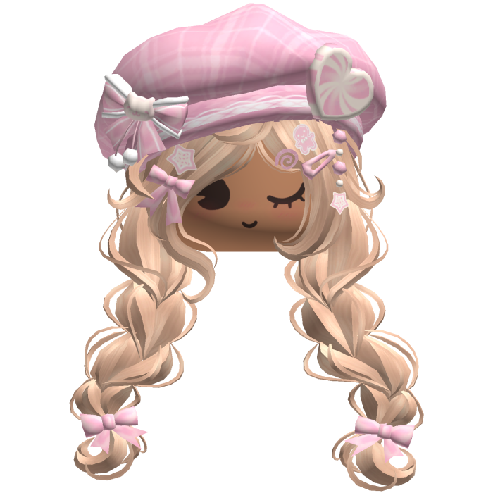 ♡ Christmas Preppy Holiday Braids (Blonde)