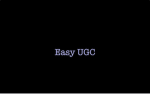 Unspoken UGC