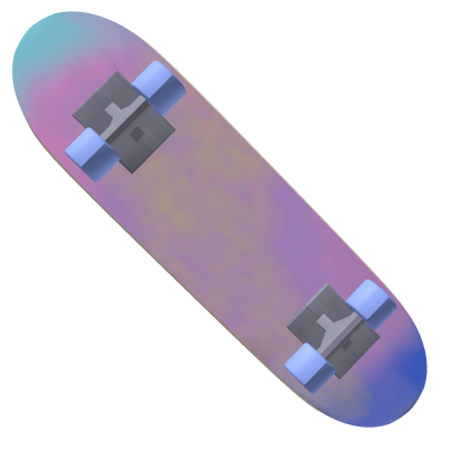 Silly Tie Dye Skateboard thumbnail