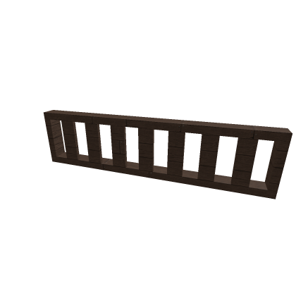 Basic Wooden Fence (Dark Brown)