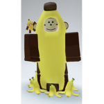 Monkey in a Banana costume
