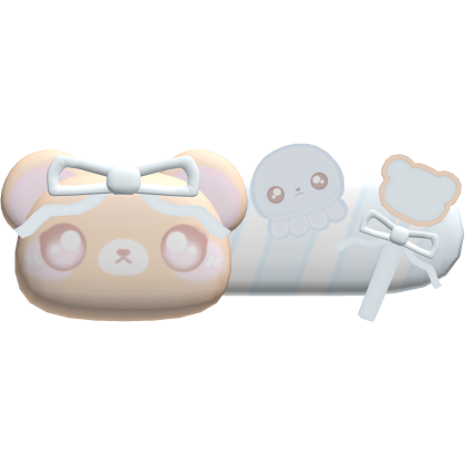 ♡ : cutecore silly bubbly bear backpack