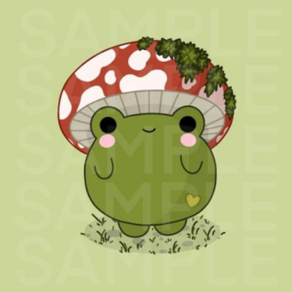 cute mushroom frog Roblox decal