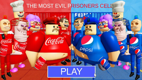 COCA-COLA Vs PEPSI BOSSES PRISON RUN! (Obby)