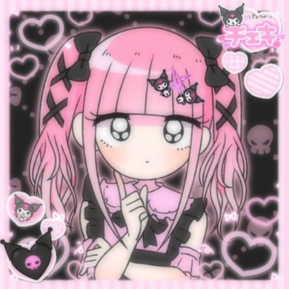 Kawaii | Pink | Black | Goth | Hardcore  Roblox decal