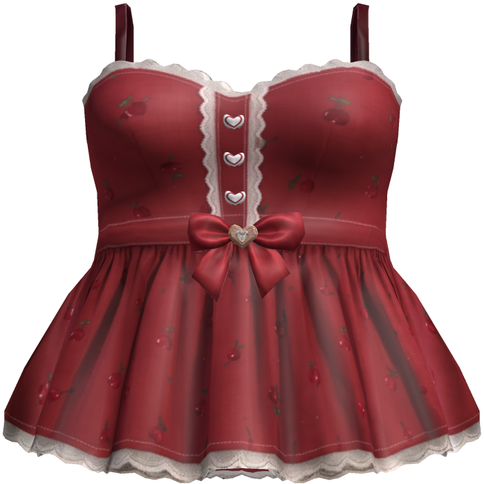 Kawaii Cherry Mini Dress