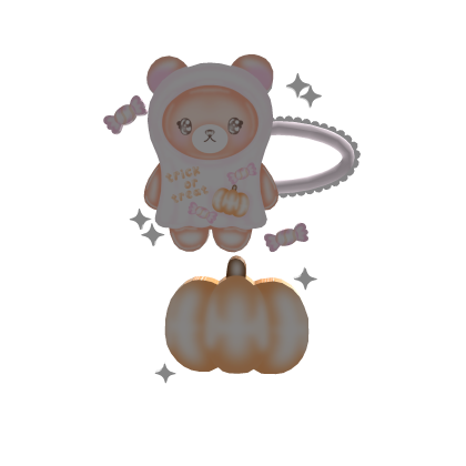 ♡ cutesy rilakkuma halloween hairclip ♡ 