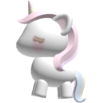 Cute sleepy rainbow unicorn pony plushie thumbnail