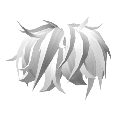 Cheap White Messy Hair Roblox item