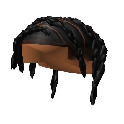  𝒚 Zig-Zag Braids (Black) Roblox item
