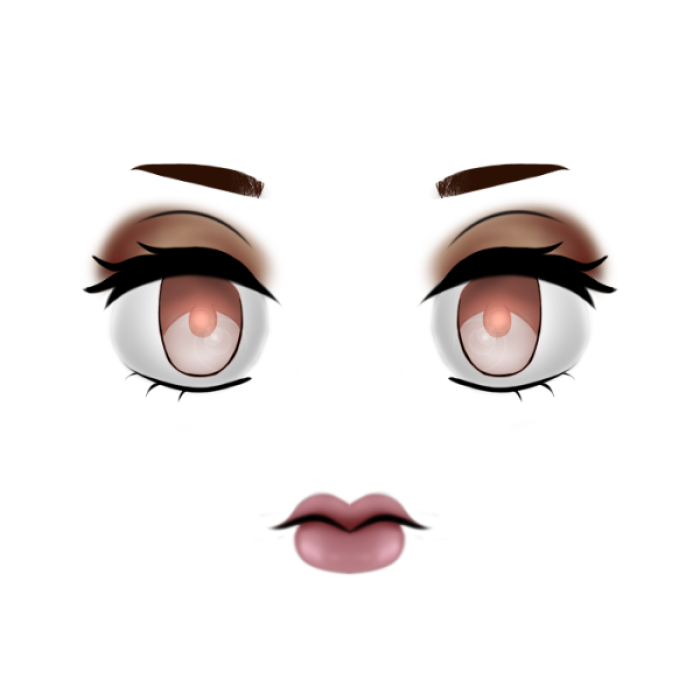✭ | CHIBI | Subtle Brown Glam Roblox decal